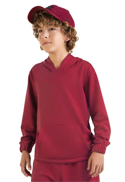 Buzo Infantil Masculino Rojo Mp 6459