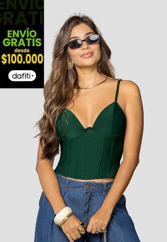 Blusa Mujer Verde Pino Mp 113933 MP