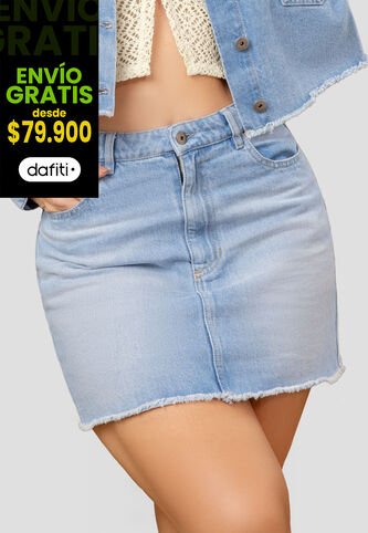 Falda Corta Mujer Azul Mp 107885 MP