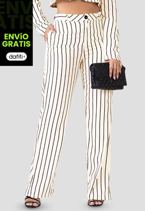Pantalón Mujer Blanco Mp 100298