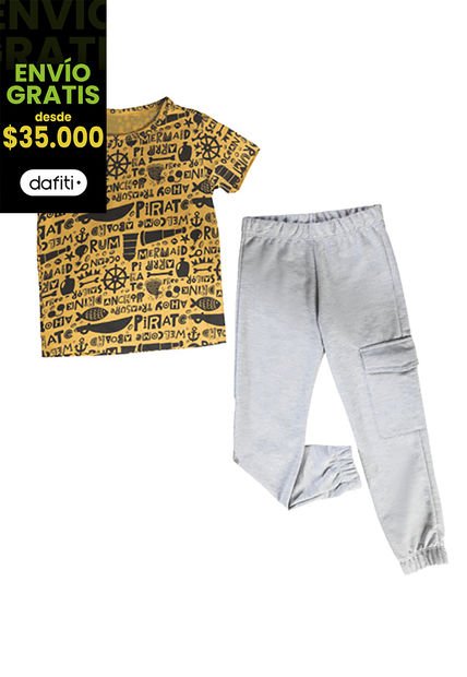 Conjunto Infantil Niños Multicolor Mp 5227