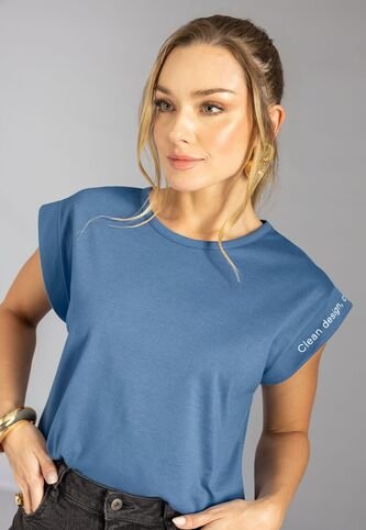 Camiseta Mujer Azul Indigo Mp 113324 MP