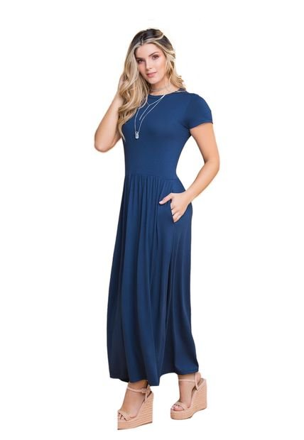 Vestido Para Mujer Azul Navy MP