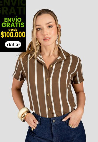 Camisa Mujer Estampado Mp 113209 MP