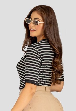 Camiseta Mujer Bicolor Mp 113208