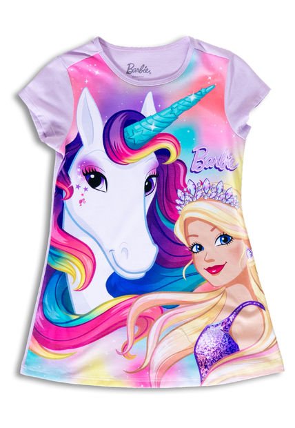 Vestido Infantil Lila Mp 91494