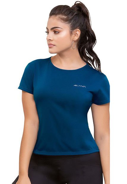 Camiseta Azul Petroleo MP 72664