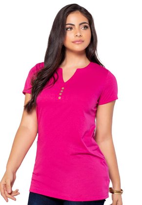 Blusón Mujer Fucsia Mp 9487