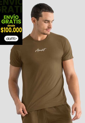 Camiseta Hombre Chocolate Mp 100495 MP