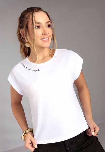 Camiseta Mujer Blanco Mp 113325