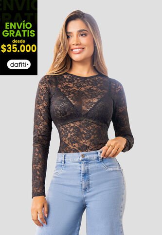 Camibuzo Mujer Negro Mp 112654 MP