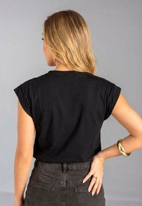 Camiseta Mujer Negro Mp 113214