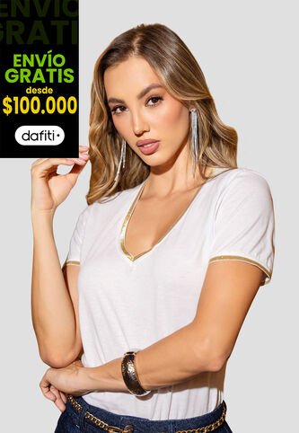 Camiseta Mujer Blanco Mp 112591 MP