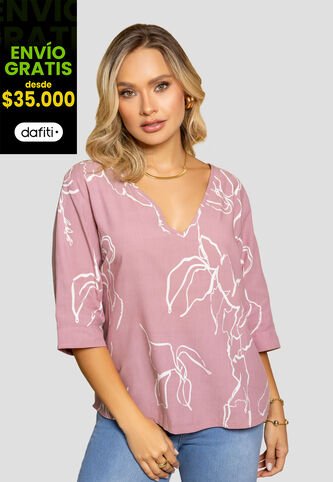 Blusa Mujer Estampado Mp 112393 MP