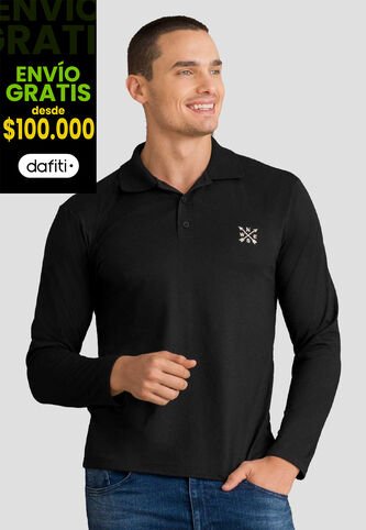 Camibuzo Hombre Negro Mp 105401 MP