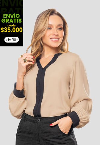 Blusa Mujer Bicolor Mp 112663 MP