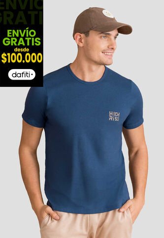 Camiseta Hombre Azul Profundo Mp 101746 MP