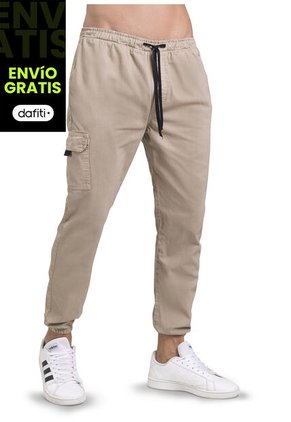 Jogger Hombre Beige Mp 2910
