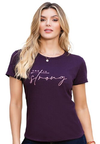 Camiseta Mujer Morado Mp 9670 MP