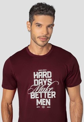 Camiseta Hombre Merlot Mp 114010