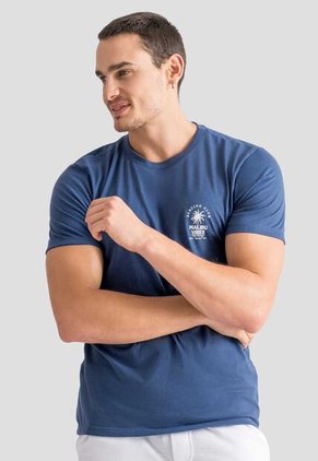 Camiseta Hombre Azul Profundo Mp 113063