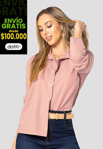 Camisa Mujer Rosa Polvo Mp 112500 MP