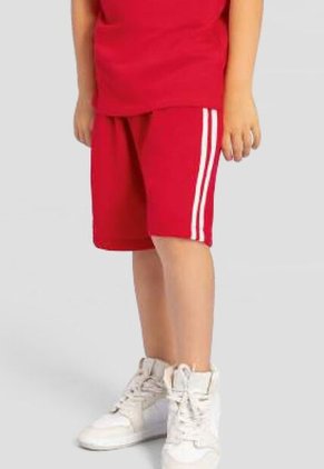 Bermuda Niños Infantil Rojo Mp 111118