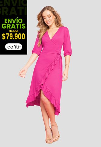 Vestido Mujer Magenta Vivo Mp 107844 MP