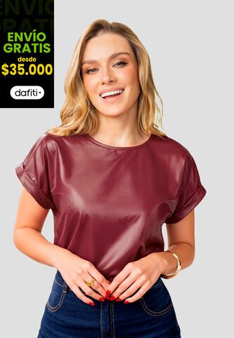 Blusa Mujer Merlot Mp 112386 MP