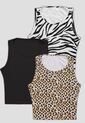 Blusa Paq X3 Mujer Multicolor Mp 102944 de MP