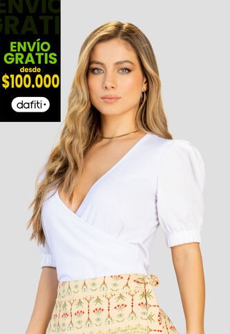 Blusa Mujer Blanco Mp 112219 MP