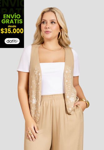 Chaleco Mujer Latte Mp 112257 MP