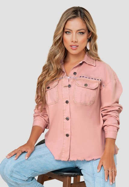 Chaqueta Mujer Rosa Mp 103395