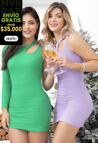 Vestido Corto Mujer Lila Mp 33878 MP