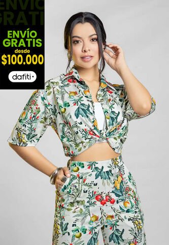 Camisa Mujer Estampado Mp 111777 MP