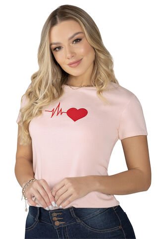 Camiseta Mujer Palo De Rosa Mp 5127 MP