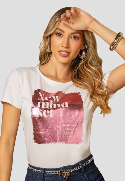 Camiseta Mujer Blanco Mp 112588