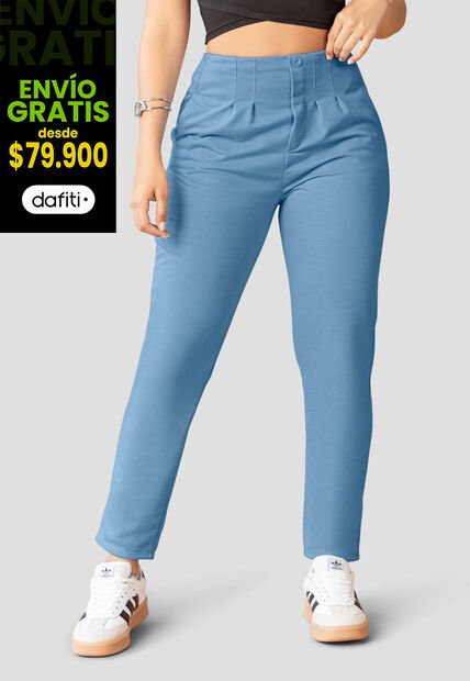 Pantalón Mujer Azul Indigo Mp 1785