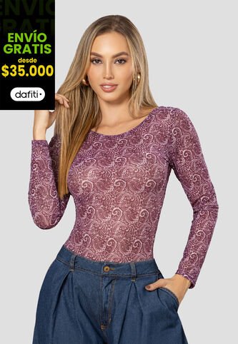 Body Mujer Estampado Mp 112520 MP