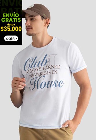 Camiseta Hombre Blanco Mp 112554 MP