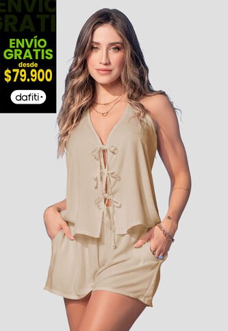Conjunto Mujer Latte Mp 107864 MP