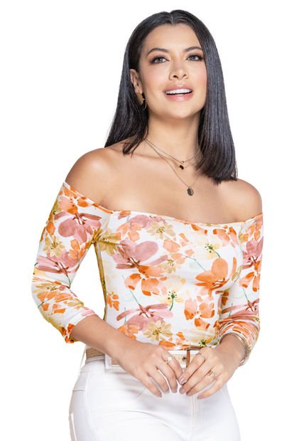 Camiseta Mujer Multicolor Mp 4012