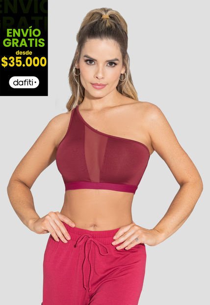 Top Mujer Rojo Mp 103387