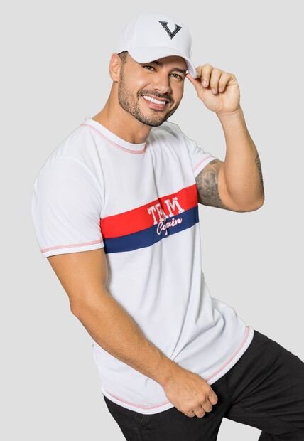 Camiseta Hombre Blanco Mp 110973