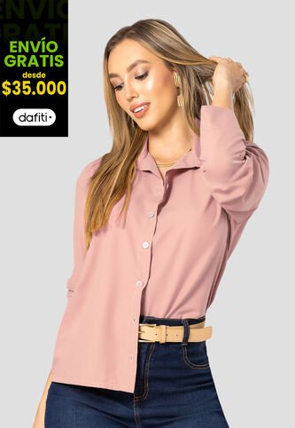 Camisa Mujer Rosa Polvo Mp 112500 MP