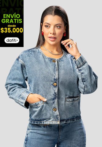 Chaqueta Mujer Azul Mp 112373 MP