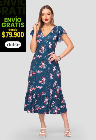 Vestido Mujer Estampado Mp 106615 MP