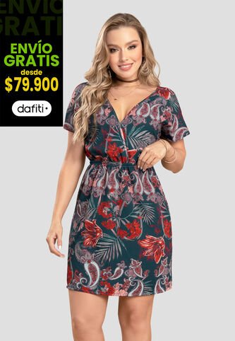 Vestido Mujer Estampado Mp 104374 MP