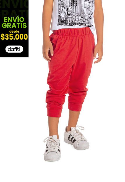 Jogger Infantil Para Niño MP -Rojo