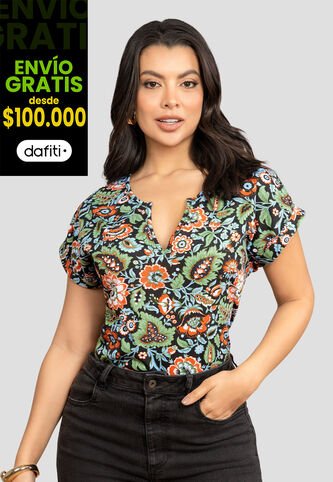 Blusa Mujer Estampado Mp 112026 MP